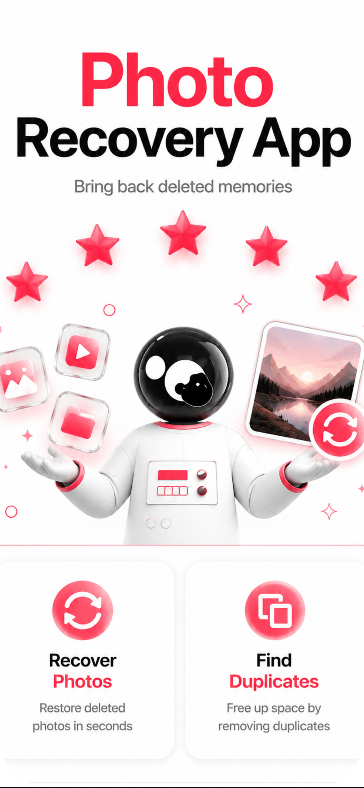 Photo Recovery App — bring back deleted memories